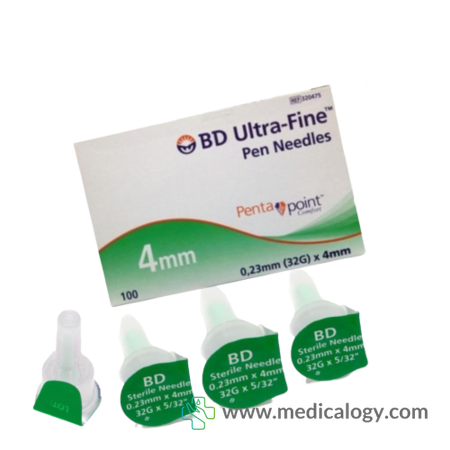 harga Jarum Insulin BD Ultra Fine 32G (0.23 x 4 mm) per pc
