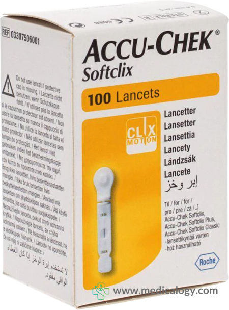 jual Jarum Lancet Accu Check Softclix isi 100