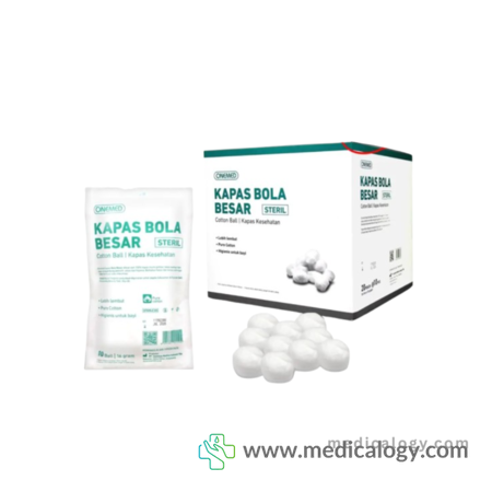 harga Kapas Bola Besar Steril Box Isi 20 Pouch x 10 Pcs OneMed