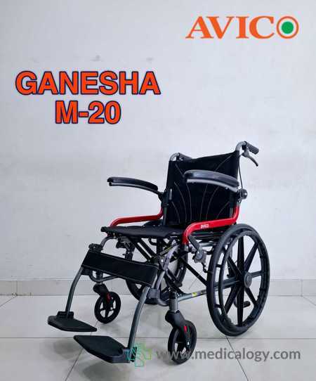 harga Kursi Roda Semi Travel Lipat Avico Ganesha Besar - 20inch - Merah
