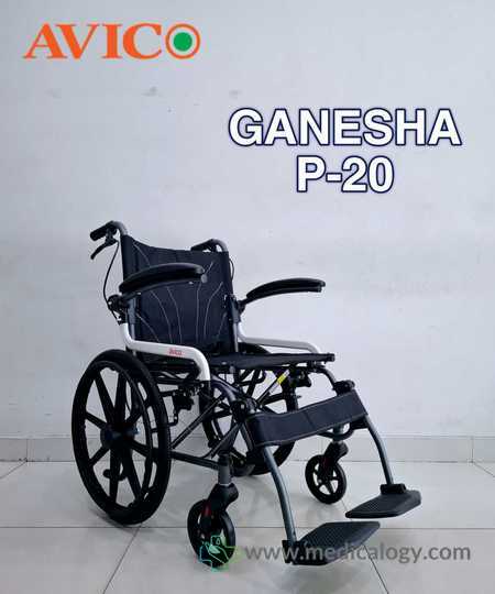 harga Kursi Roda Semi Travel Lipat Avico Ganesha Besar - 20inch - Putih