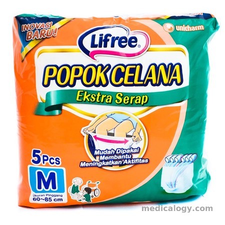 jual Lifree Popok Celana Size M Isi 5