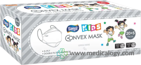 harga MASKER SENSI CONVEX KIDS ANAK JUNIOR Isi 20 + 5 - Variasi KIDS