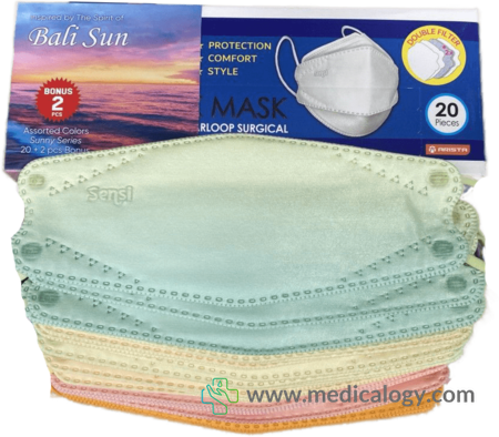 beli Masker Sensi Convex Masker Wajah Balisun isi 20