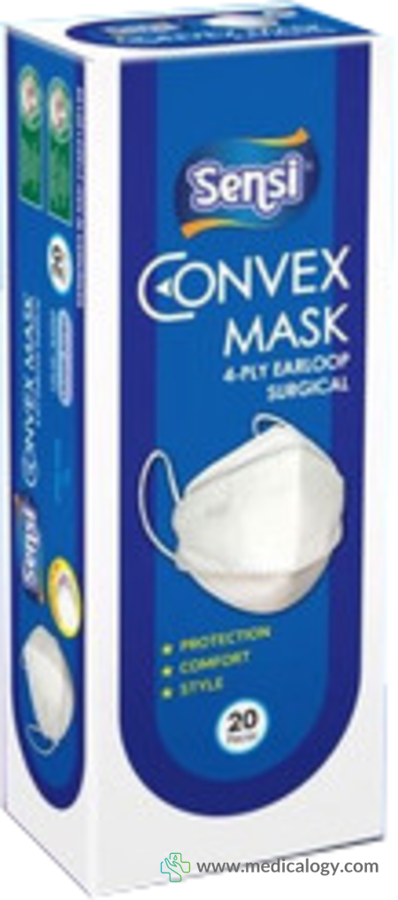 beli Masker Sensi Convex Masker Wajah Bunaken isi 20