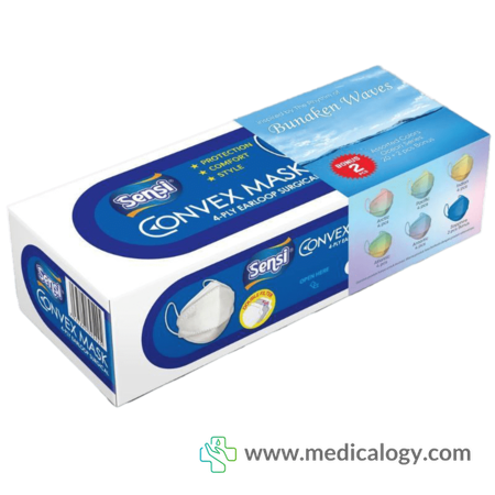 harga Masker Sensi Convex Masker Wajah Bunaken isi 20