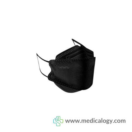 jual Masker UFO Onemed Black Isi 20