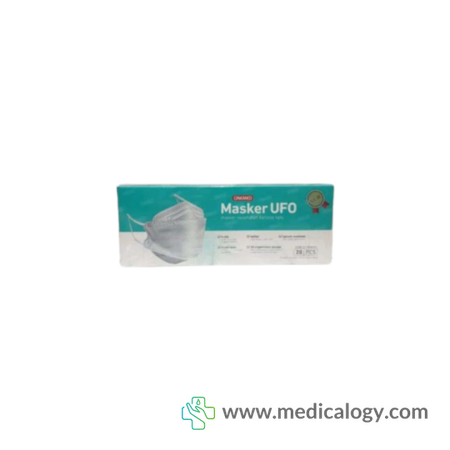 beli Masker UFO Onemed Black Isi 20