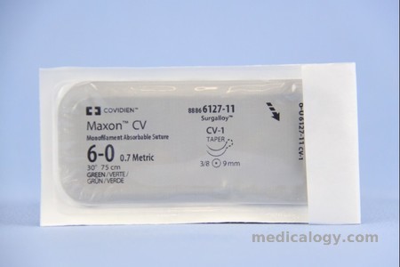 harga Maxon 6-0 Hijau 75 cm Taper Point 3/8 Circle 13 mm (GI)
