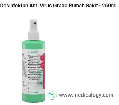 harga Meliseptol Antiseptik 250 ml Desinfektan Anti Virus Grade Rumah Sakit - 250ml