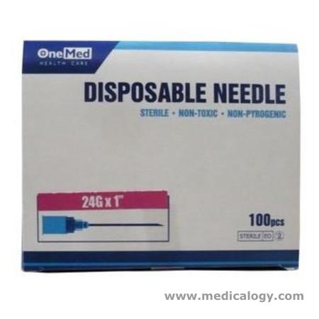 harga Needle OneMed 24G x 1inch - Disposable
