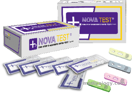 harga Nova Rapid Test HCV 25 Strip/Box