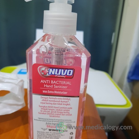 jual Nuvo Hand Sanitizer Antibacterial 200 ml kemasan besar