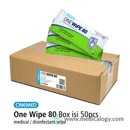 harga One Wipe Tissue Desinfektan OneMed isi 50