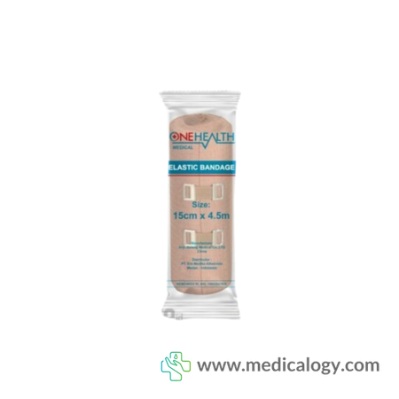 harga Onehealth Elastic Bandage 15 cm X 4.5 m Perban Elastis  Per Roll