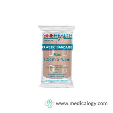 harga Onehealth Elastic Bandage 7.5 cm X 4.5 m Perban Elastis  Per Roll