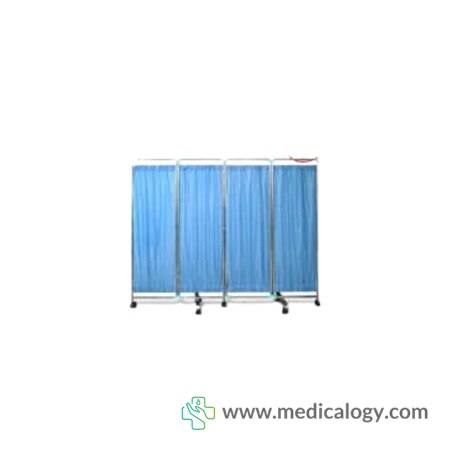 harga ONEMED - Bed Screen Bidang | Sekat Ranjang Pasien Rumah Sakit - 4 Panel