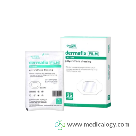 harga ONEMED Dermafix FILM 6 X 7 cm Box Isi 25 Pcs - Polyurethane Dressing