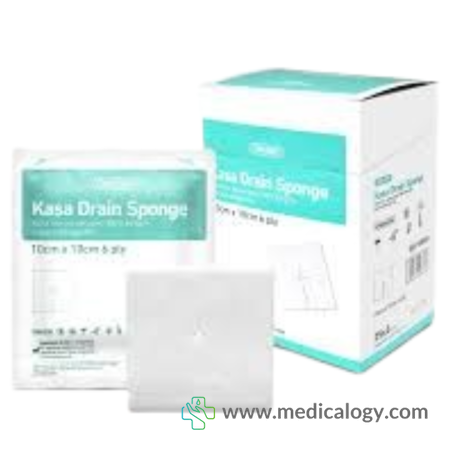 harga Onemed Kasa Drain Sponge 10cm x 10cm 6ply Isi 2 Lembar Per Box Isi 25 Pouch