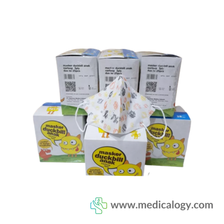 beli Onemed Masker Duckbill Anak Cartoon Isi 25