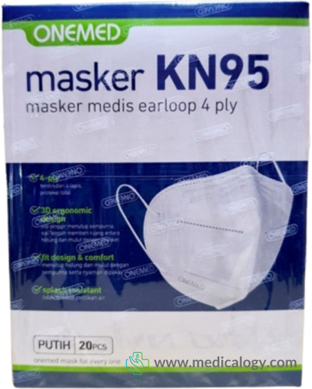 beli Onemed Masker KN95 isi 20 pcs Putih White