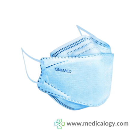 harga Onemed Masker Medis UFO Ecer Biru