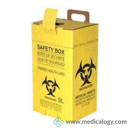 harga OneMed Safety Box Kuning 5L