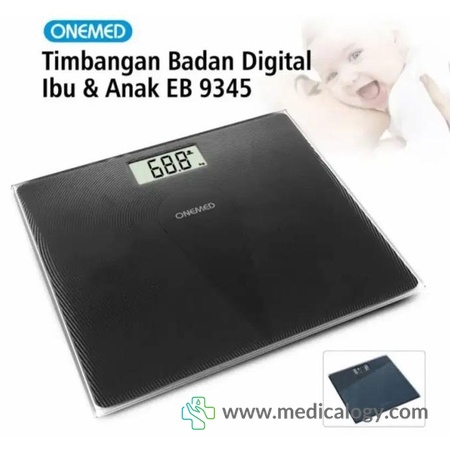 harga ONEMED - Timbangan Badan Digital Bayi + Ibu 9345 | Timbangan Bayi