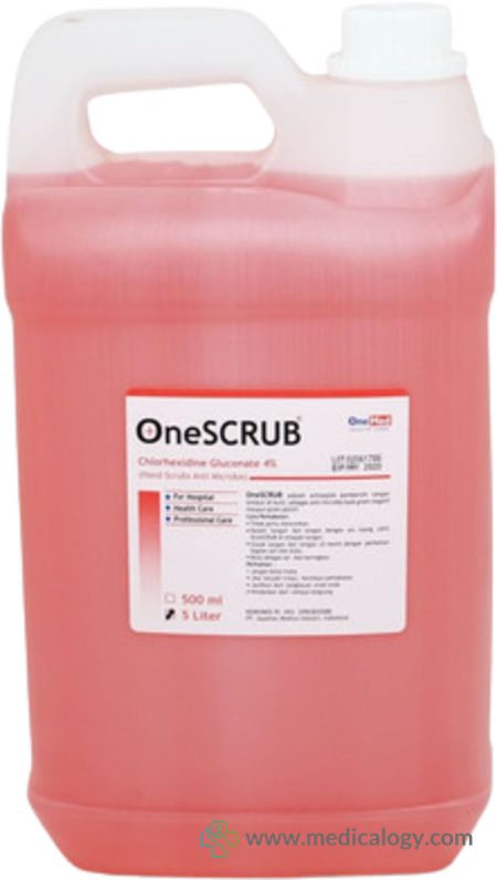 harga OneScrub OneMed 4% Hand Scrubs Refill Galon 5 Liter