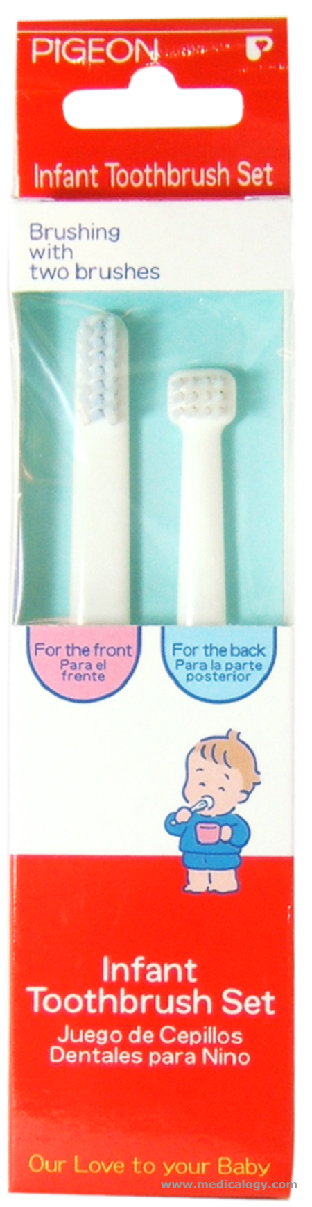 harga Pigeon Infant Toothbrush Set - 516 Sikat Gigi Bayi