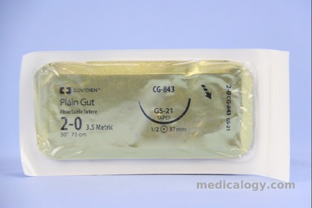 harga Plain Gut 2-0 Plain 75 cm Taper Point 1/2 Circle 37 mm (Fascia/Otot/Obgyn)