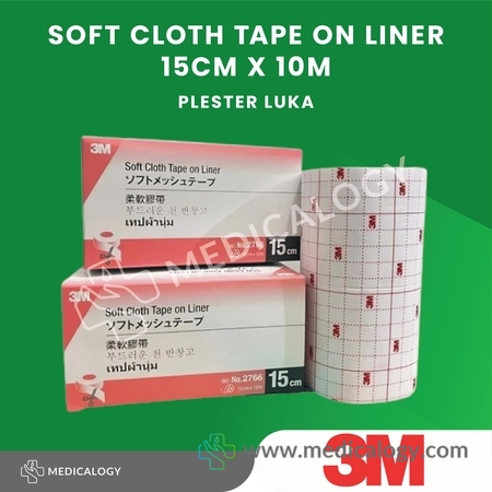 harga Plester Penutup luka 3M Non-Woven | 3M™ Soft Cloth Tape on Liner (Hypafix)