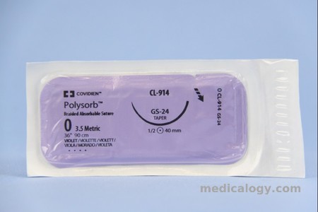 harga Polysorb 0 Violet 90 cm Taper Point 1/2 Circle 40 mm (Subkutan/Fascia/Otot/Uterus)