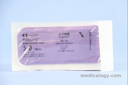 harga Polysorb 5-0 Violet 45 cm Spatula 1/4 Circle 8 mm (Mata)