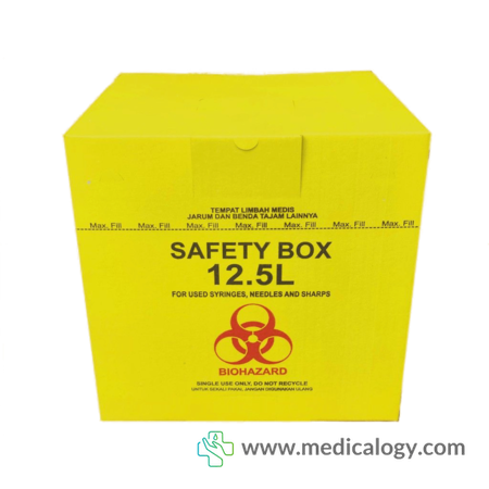 beli PROMO Tempat Sampah Medis Safety Box 12,5 Liter Biohazard Container