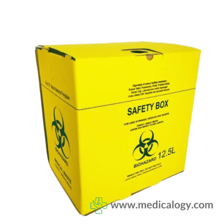 harga PROMO Tempat Sampah Medis Safety Box 12,5 Liter Biohazard Container