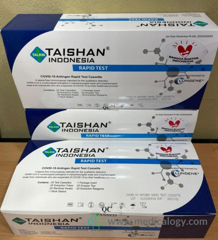 harga Rapid Test Antigen Taishan Per Box isi 25 Kit