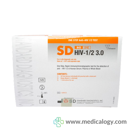 harga Rapid Test SD HIV-1/2 3.0 D per Box isi 25T SD Diagnostic 