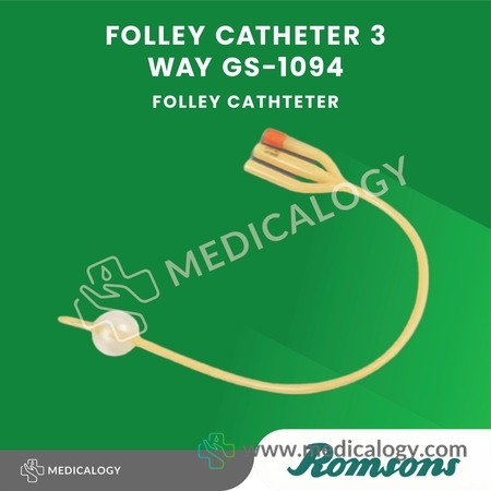 harga Romsons Foley Catheter 3 Way GS-1094 | Selang Kencing Urin Kateter