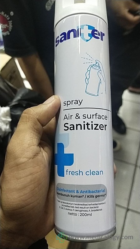 harga Sanitizer Air & Surface Spray 200 ml