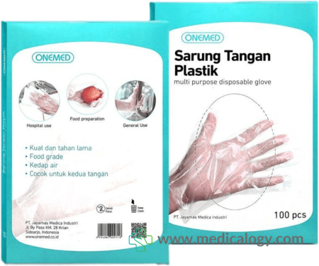 harga Sarung Tangan Plastik Onemed isi 100