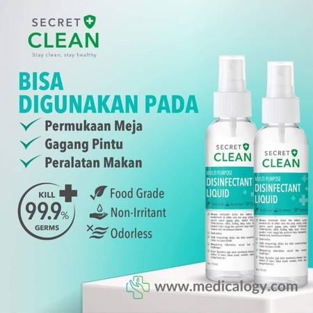 harga Secret Clean Disinfectant Spray 100 ml