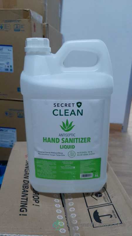 harga Secret Clean Antiseptic Hand Sanitizer Liquid 5L