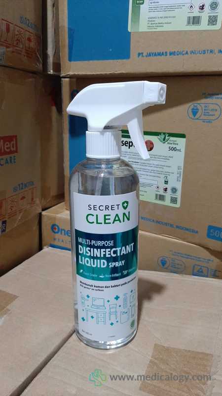 harga Secret Clean Multi Purpose Disinfektan Liquid Spray 500ml