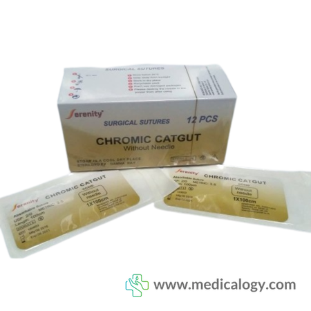 harga SERENITY Chromic Catgut tanpa Needle 2/0