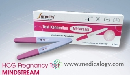harga SERENITY HCG Pregnancy Test ( pack 10 test ) Midstream 