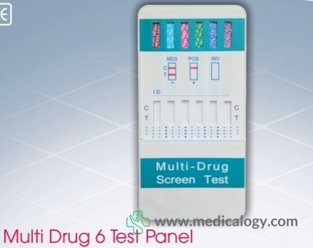 harga SERENITY Multidrug 6 Test Panel ( box 20 test ) Cassette
