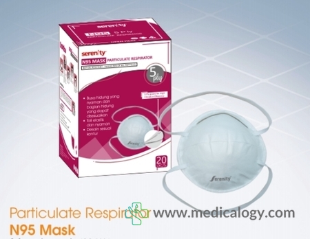 harga SERENITY Particulate Respirator ( Box of 20 ) N95 MASK 
