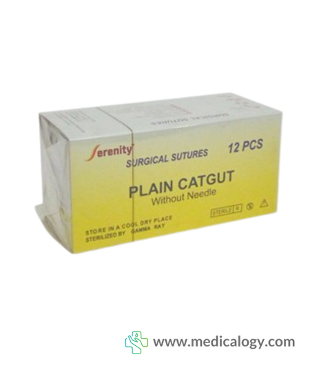 harga SERENITY Plain Catgut tanpa Needle 3/0