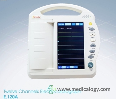 harga SERENITY Twelve Channels Electrocardiograph E.120A